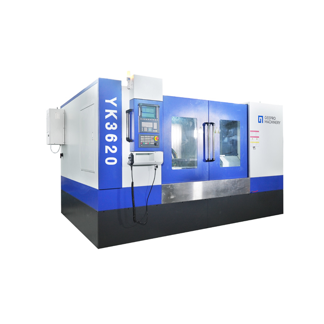 6 एक्सिस क्षैतिज गियर हॉबिंग मशीन लंबे शाफ्ट वर्कपीस के लिए